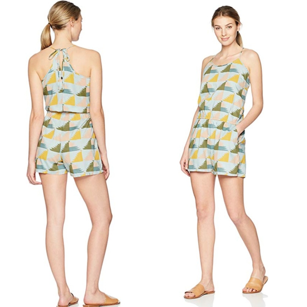 prAna Franny Romper One Piece in Seaside Grey